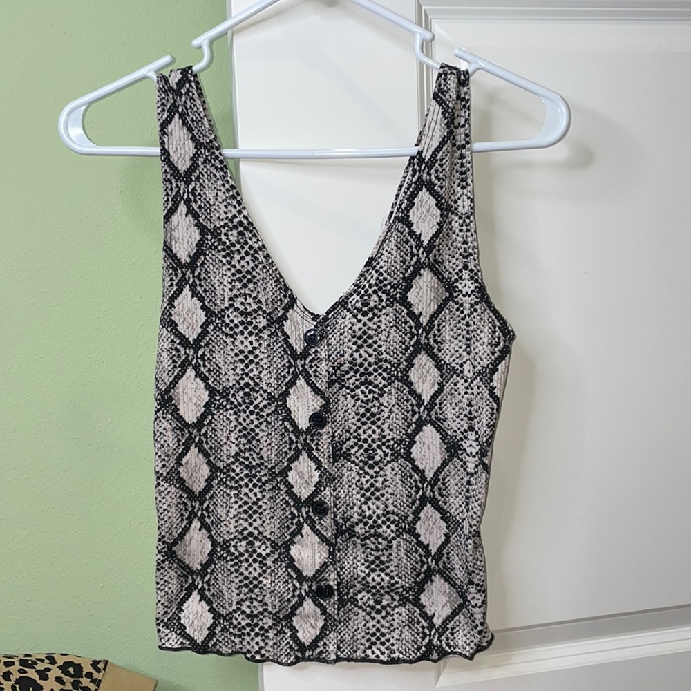 Animal print tank✨